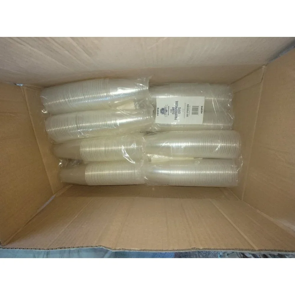 Empress #E9PR 9 oz. Polypropylene Cold Cups - Translucent (880) New
